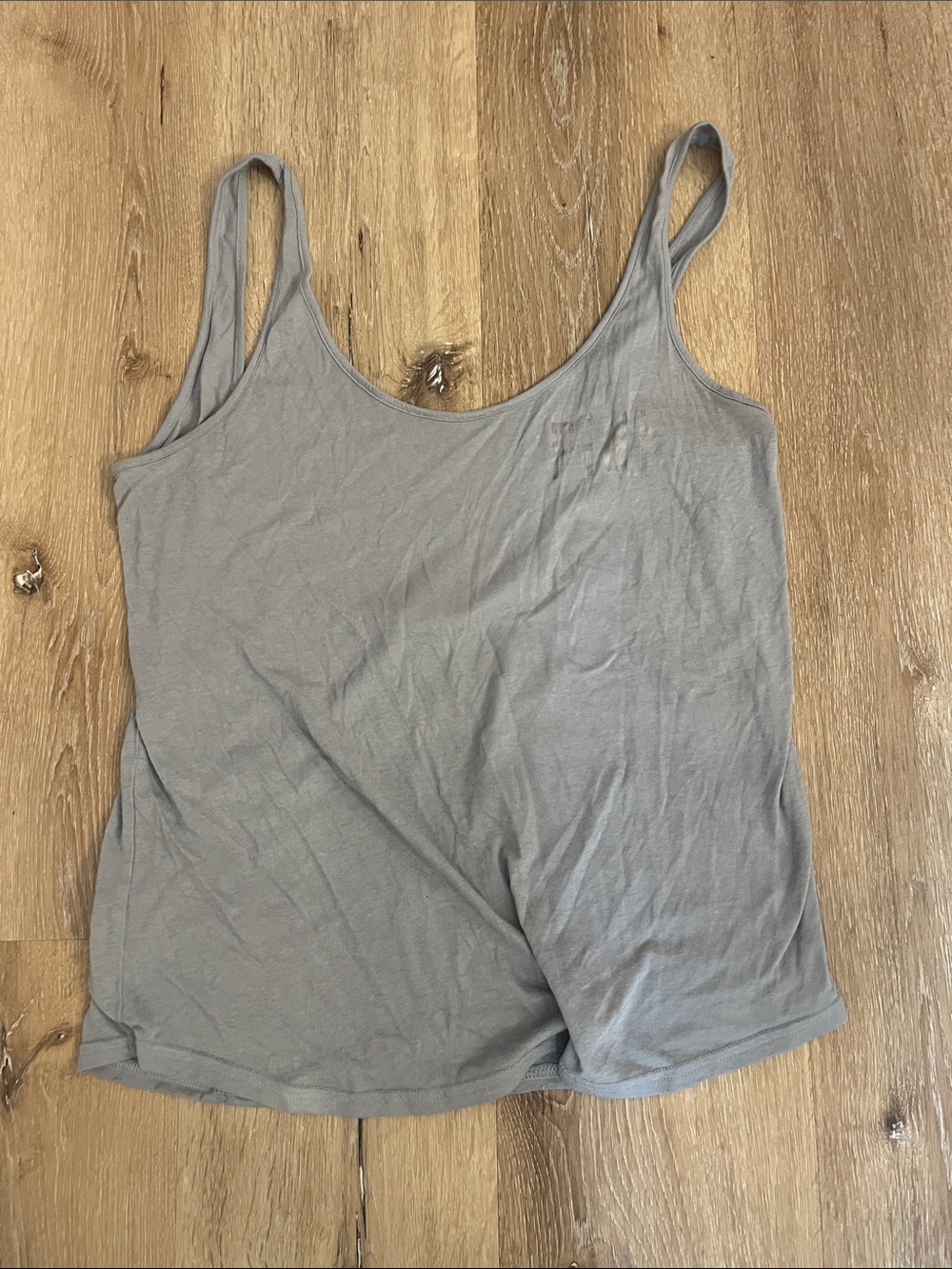 Victorias Secret PINK grey tank top with scooped back